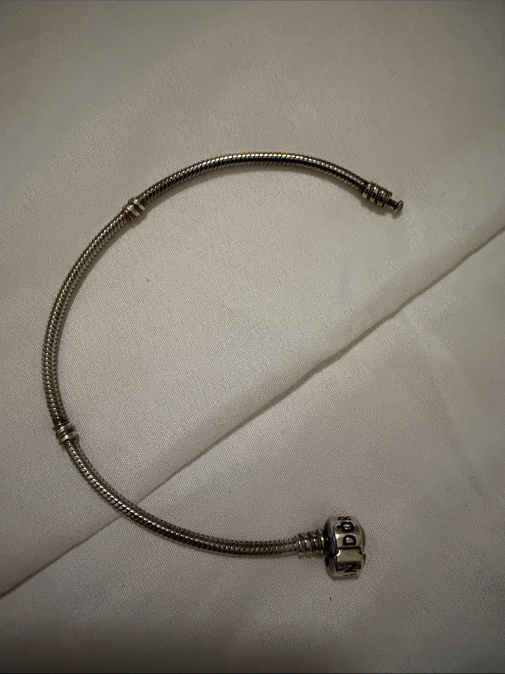 Pandora Silver Snake Chain Bracelet